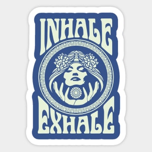 Inhale ... Exhale 1 Sticker